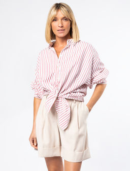 Свободная блузка с рукавами буфами - Vilatte фото 8