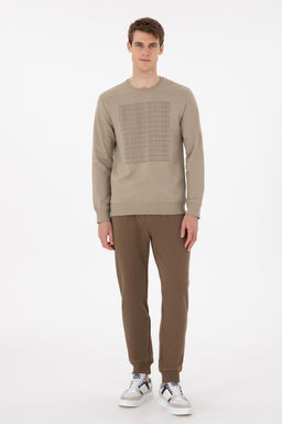 Мужской свитшот светло-хаки Неожиданная скидка в корзине