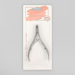 Кусачки маникюрные, двойная пружина, 10 см, длина лезвия-7 мм, на блистере