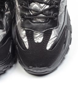 04-8524-4 BLACK Ботинки женские зимние (искусственные материалы) - Фабричный китай фото 12