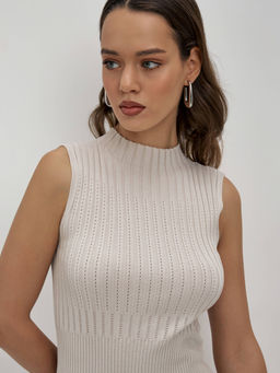 CONTE LDK 2327 Платье женское beige - Conte elegant фото 4