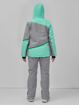 Горнолыжный костюм женский зимний бирюзового цвета 0709_1Br - Chunmai фото 10