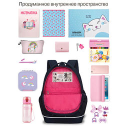 RG-663-3 Рюкзак школьный с обвесом - Grizzly фото 38