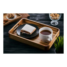 Поднос деревянный сервировочный Walmer Organic 38х26 см, цвет темное дерево  фото 3