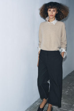 ZW COLLECTION CROP TROUSERS