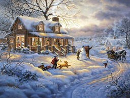 Вышивка крестиком 40х50см