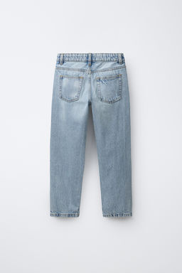 JEANS STRAIGHT ROTOS / Azul - Zara фото 3