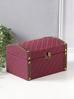 Набор шкатулок для украшений 2 шт. «Диагональ», слива