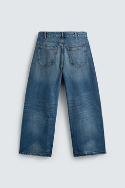 JEANS RELAXED FIT ROTOS / Azul medio - Zara фото 7