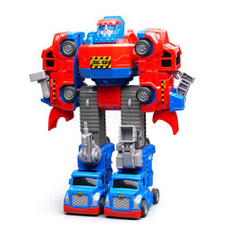 Робот трансформирующийся в строительную технику, в коробке