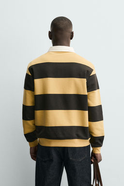 RUGBY SHIRT WITH CONTRAST COLLAR - Zara фото 3