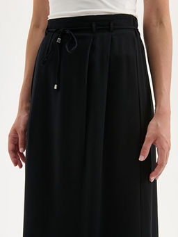 Beli Ku?akl? Pileli Etek