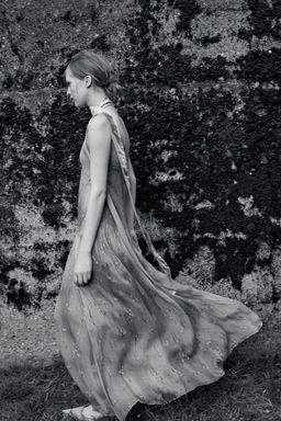 LONG DRESS WITH FLORAL PRINT - Zara фото 7