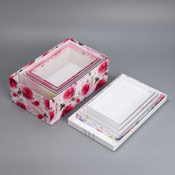 Набор подарочных коробок 5 в 1 Цветы, 22 14 8.5 32.5 20 12.5 см - Дарите счастье фото 13