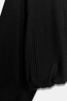 CHAQUETA GLOBO CREMALLERA / Negro - Zara фото 10