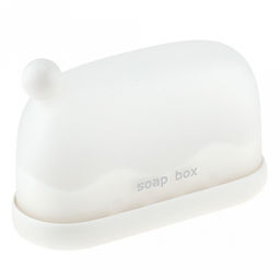 Вида Хоум (Vida Home) Мыльница настольная пластмассовая 11,3х4,8х7см, с крышкой, матовый пластик, цвета в ассортименте: белый; красный; бежевый, цветная коробка (Китай) - Домашняя Мода фото 3