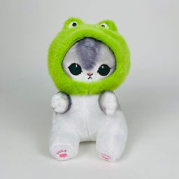 Мягкая игрушка Котик в шапочке животного 24 см - Storyland фото 7