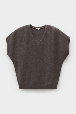 ЕВ 30276/ш/коричневый меланж джемпер жен