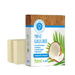Набор мыла натурального на кокосовых сливках, 200г - Мануфактура дом природы фото 2