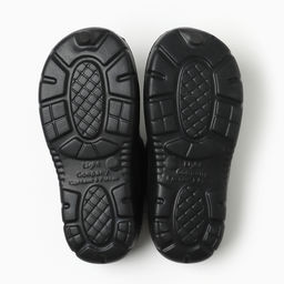 Галоши - сабо мужские утепленные, размер 41-42, чёрные