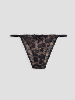 Leopar Desenli Fantezi Brazilian K?lot
