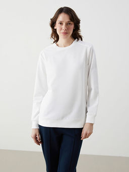 Bisiklet Yaka Kad?n Sweatshirt