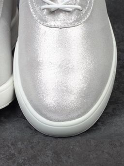 05-FDD36-2P SILVER Кроссовки женские (натуральная кожа) - Фабричный китай фото 15