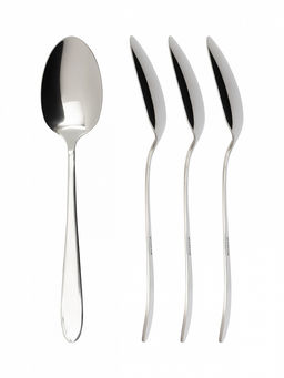 Набор столовых приборов 16 шт. серебро нержавеющая сталь - Lucky фото 4