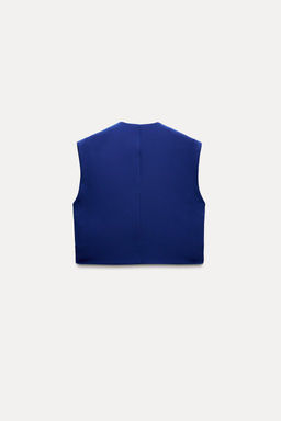 ZW COLLECTION BUTTONED WAISTCOAT TOP - Zara фото 18
