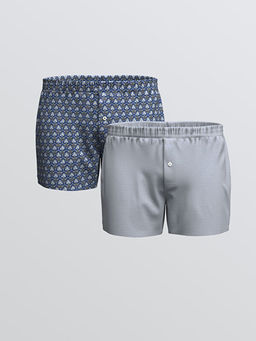 Rahat Kal?p Pamuklu Esnek Erkek Boxer 2li