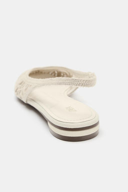 ZAPATO CROCHET / Blanco Crudo - Zara фото 5