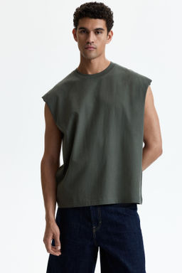 Camiseta sin mangas en algod?n Relaxed Fit - H&m фото 6