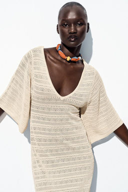POINTELLE KNIT MAXI DRESS - Zara фото 3