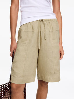 Pantalones cortos de lino - H&m фото 6