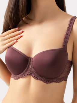 Бюстгальтер женский макси в коричневом цвете ирландский кофе 512303 - Mark formelle фото 3