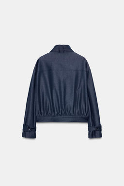 HIGH-NECK BOMBER JACKET - Zara фото 8