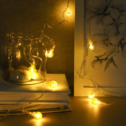 Гирлянда 3 м 20 LED Шарики с пузырьками / GN1 /уп 100/стекло - Галеонтрейд фото 2