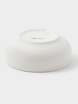 Салатник новогодний Доляна «Сказки зимнего леса», 580 мл, 15.5×6 см, фарфор, белый