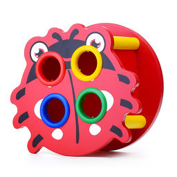 Стучалка Божья коровка в коробке - Щепочка фото 4