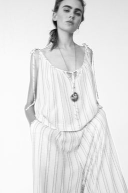 Pantal?n amplio con cord?n de ajuste - H&m фото 4