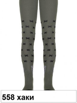 Колготки дет. TIP-TOP 4С-05СП, р.128-134 (16) - 558 хаки - Conte elegant фото 2