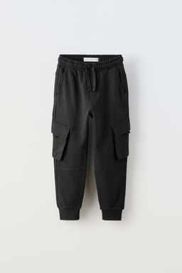 CARGO FLEECE TROUSERS