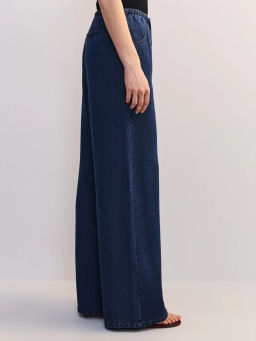 Широкие джинсы с регулируемым поясом из тенселя ZR2605092358-104 / Zarina