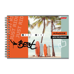 Светоч Альбом для рисования, 100 г/м2 A4 29 х 20.5 см 6 шт. на гребне 40 л. 40АЛГР4_000237 Будь лучшим