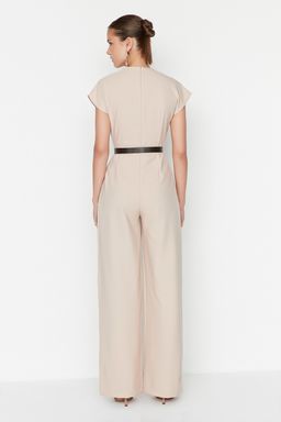 Tas Kemerli Kruvaze Yaka Genis Paca Dokuma Tulum TWOSS21TU0004