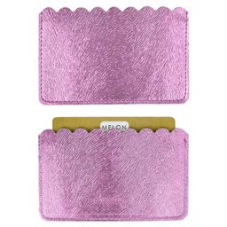 Чехол д/пласт. карт арт.48399/100 ДИСКО РОЗОВЫЙ (60х105 мм, блинтовое тиснение, 2 отделения, обстроч