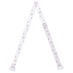 Бретели (пара) Gamma BR-1009 в пакете 10 мм 10 пар СК/Распродажа розовый