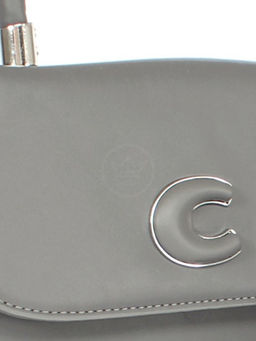 Сумка женская искусственная кожа Ch&K-9530, 1отд, плечевой ремень, серый SALE 257593 - Adelia фото 9