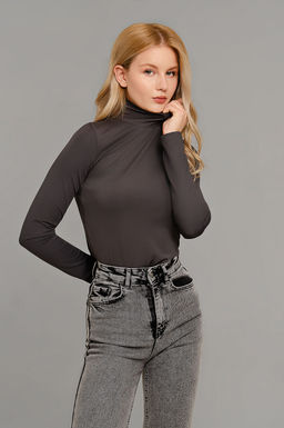 Арт.12803/6 Водолазка женская  42-50 (5 шт) Цвет:графит