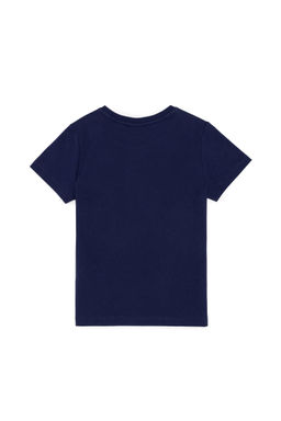 Детская темно-синяя футболка с круглым вырезом Неожиданная скидка в корзине - U.s. polo assn фото 5